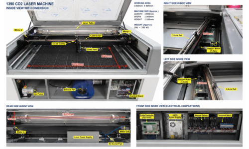 Co2 laser machine 13.9