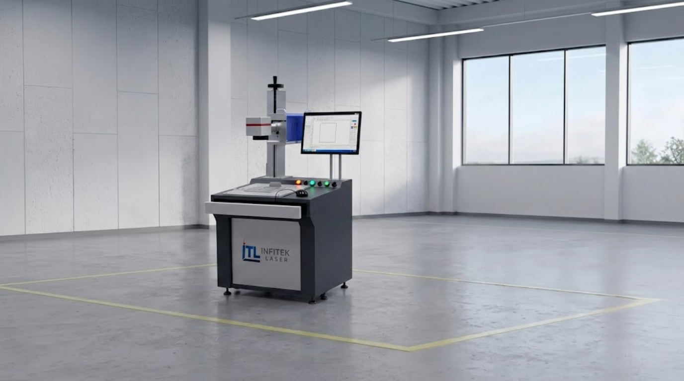 CO2 Metal Tube Marking Machine
