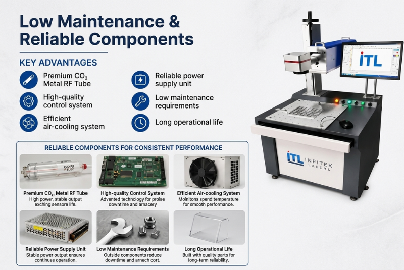 CO2 Metal Tube Marking Machine