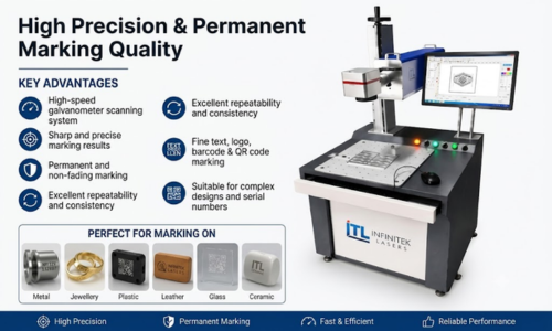 CO2 Metal Tube Marking Machine