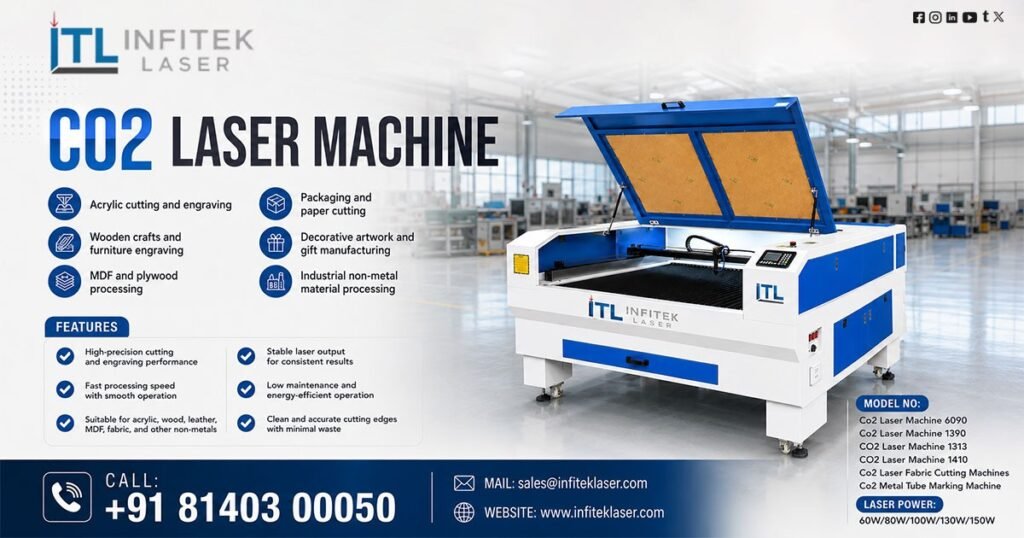 Top CO2 Laser Cutting and Engraving Machine in Gujarat