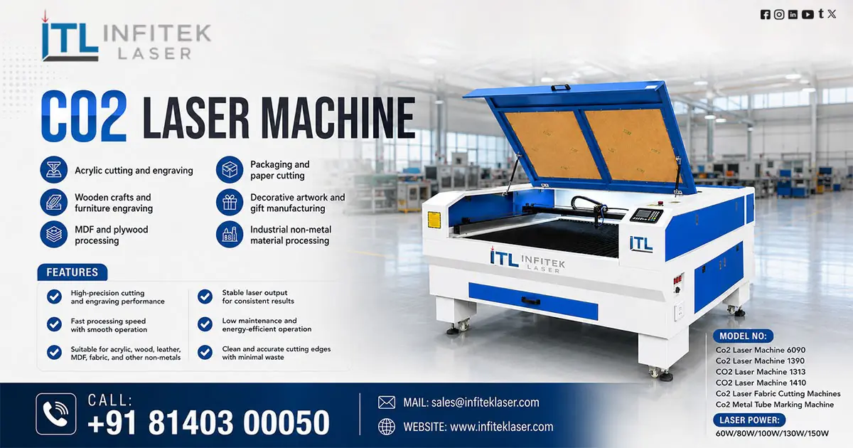 Top CO2 Laser Cutting and Engraving Machine in Gujarat
