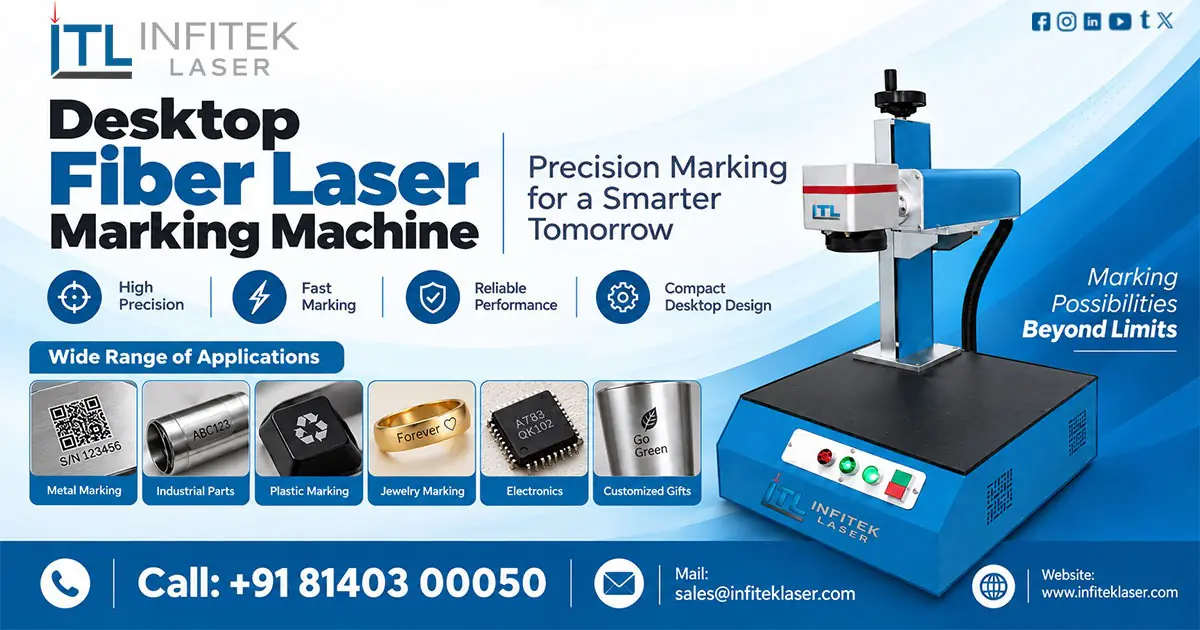 Desktop Fiber Laser Marking Machine in Karnataka