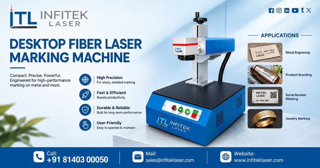 Desktop Fiber Laser Marking Machine in Tamil Nadu
